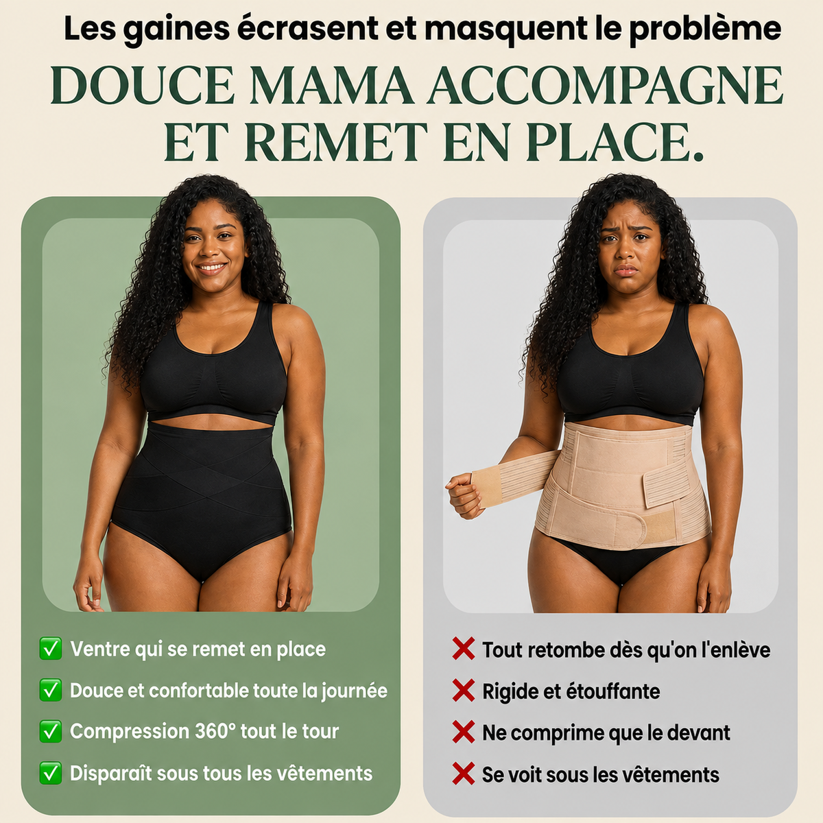 Culotte Post-Partum — Compression 360°
